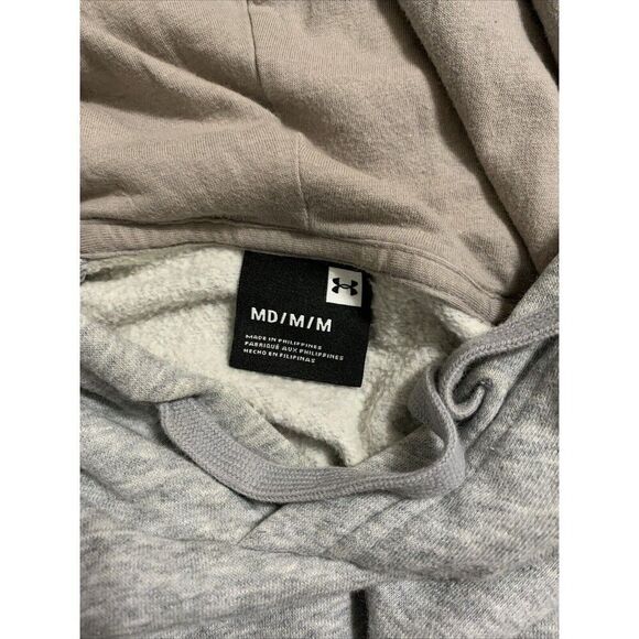 Under Armour Gray Pullover Hoodie Sweatshirt - Picture 5 of 7